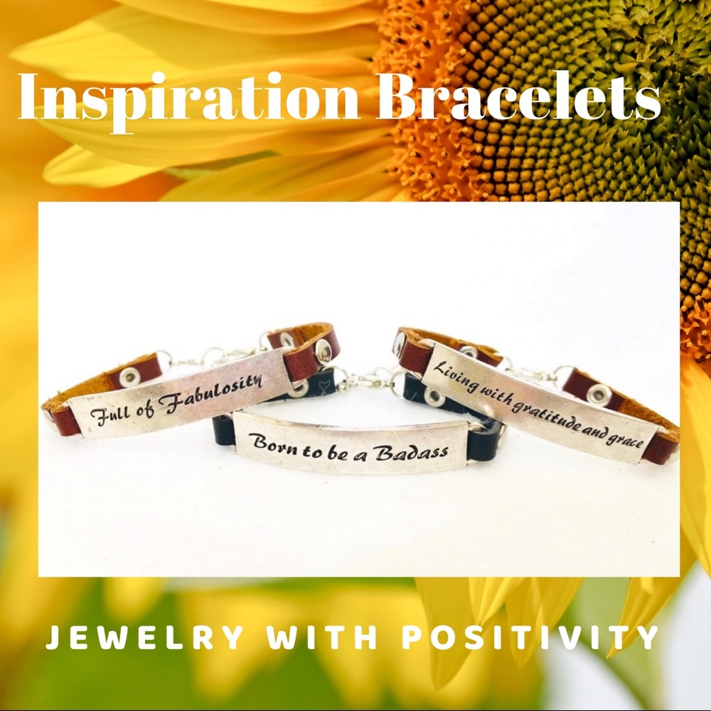 MANTRA Bracelet “LIVING WITH GRATITUDE AND GRACE”